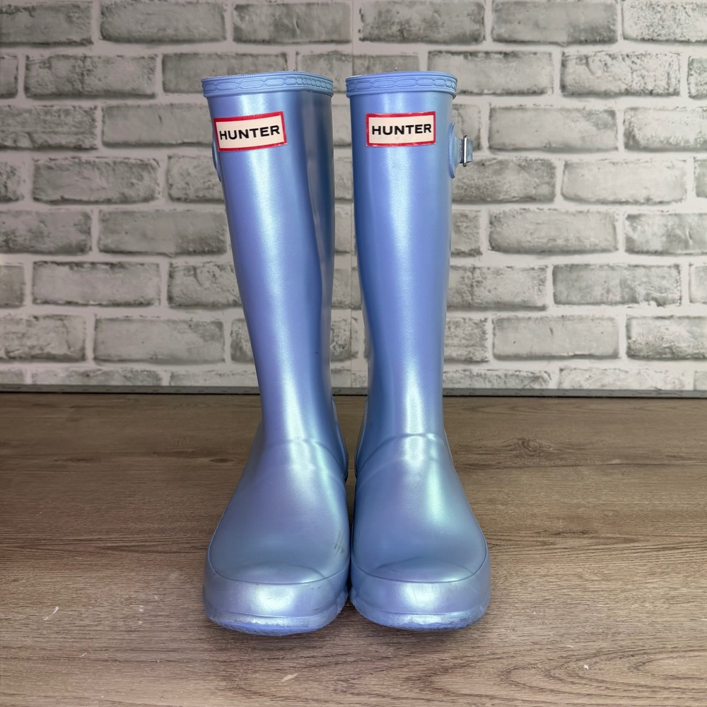 Hunter Original Kids Nebula Rain Boots Size US 4G/3B - Picture 4 of 6